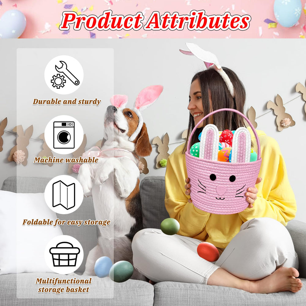 Brbecon folded Easter basket design for easy storage after holidays
