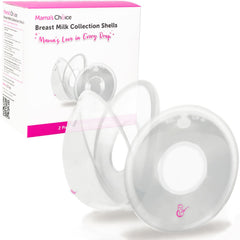 Breast Milk Collection Cups worn in a bra to discreetly catch leaks.