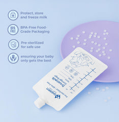 Capacity labeling shows 250ml/8oz for accurate feeding planning.