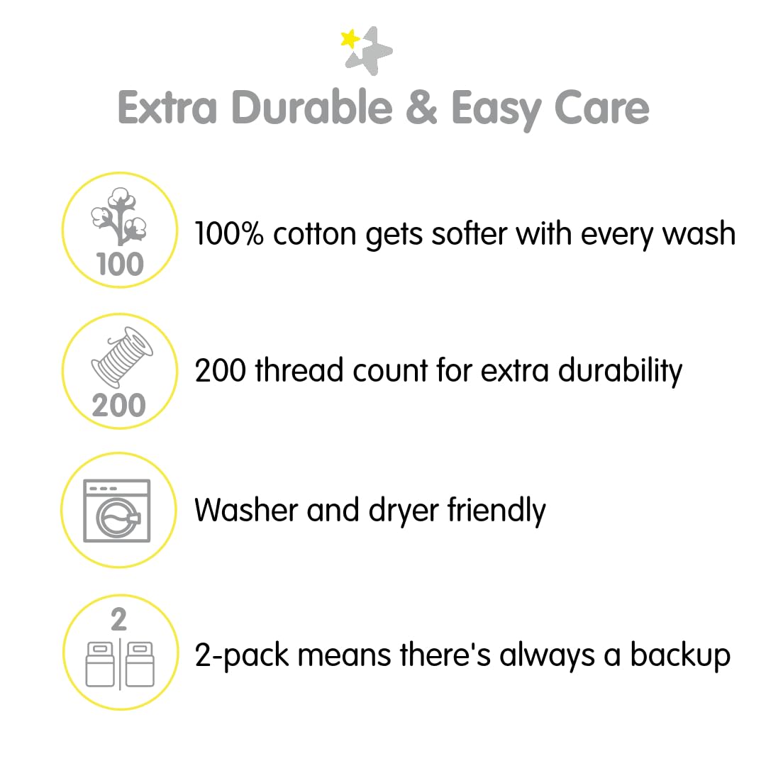 BreathableBaby fits 13x18 toddler pillows for snug, tidy bedtime.