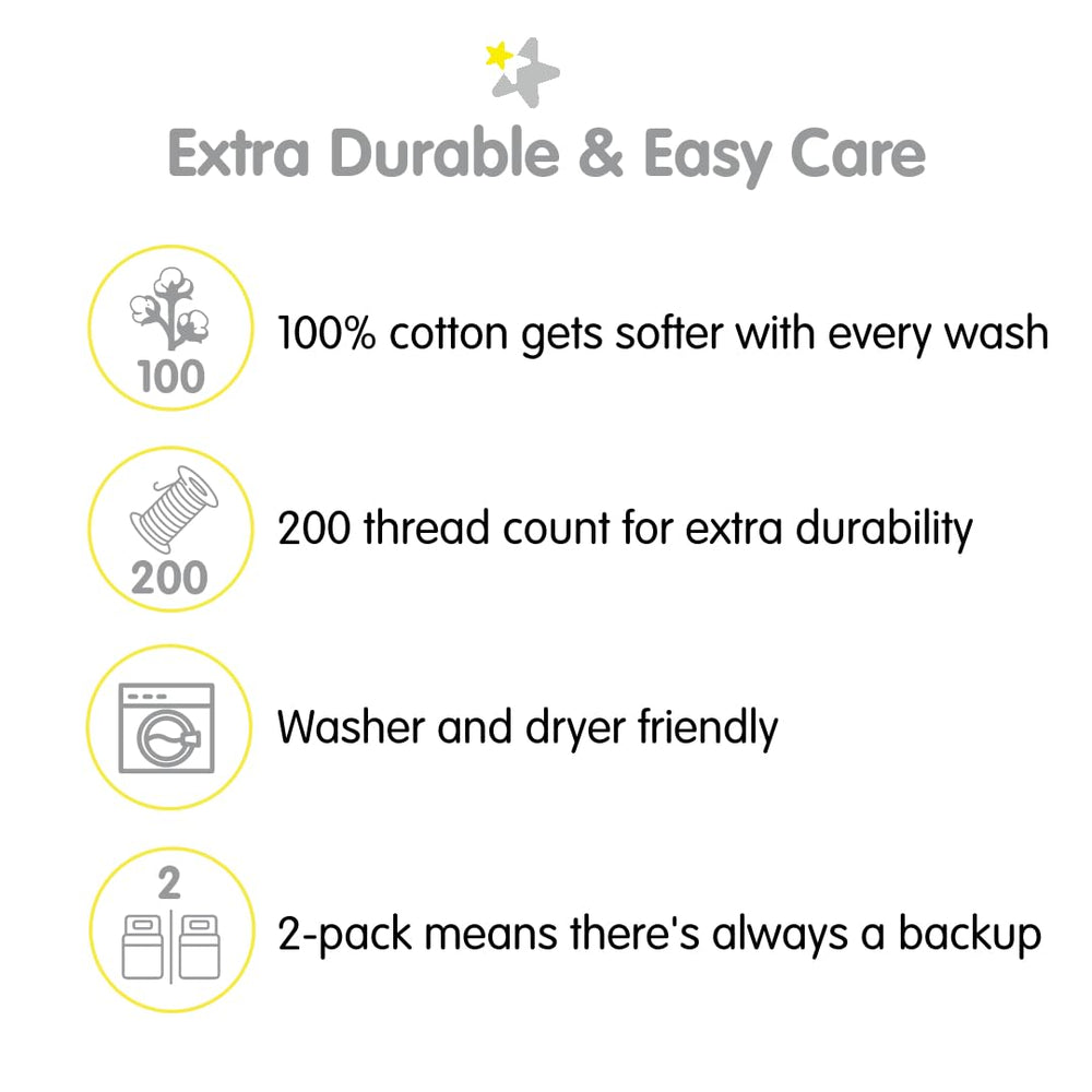 BreathableBaby fits 13x18 toddler pillows for snug, tidy bedtime.
