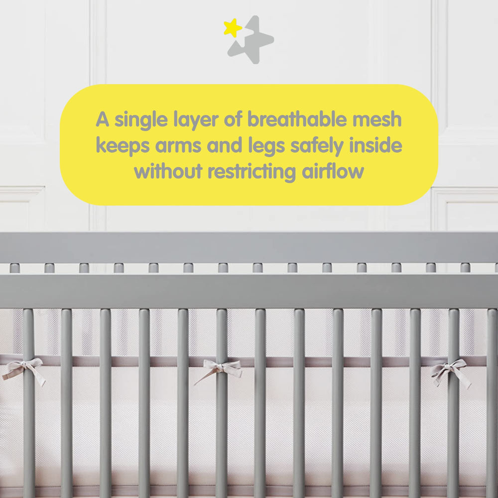 BreathableBaby Starlight liner installation guide demonstrates hook and loop fit