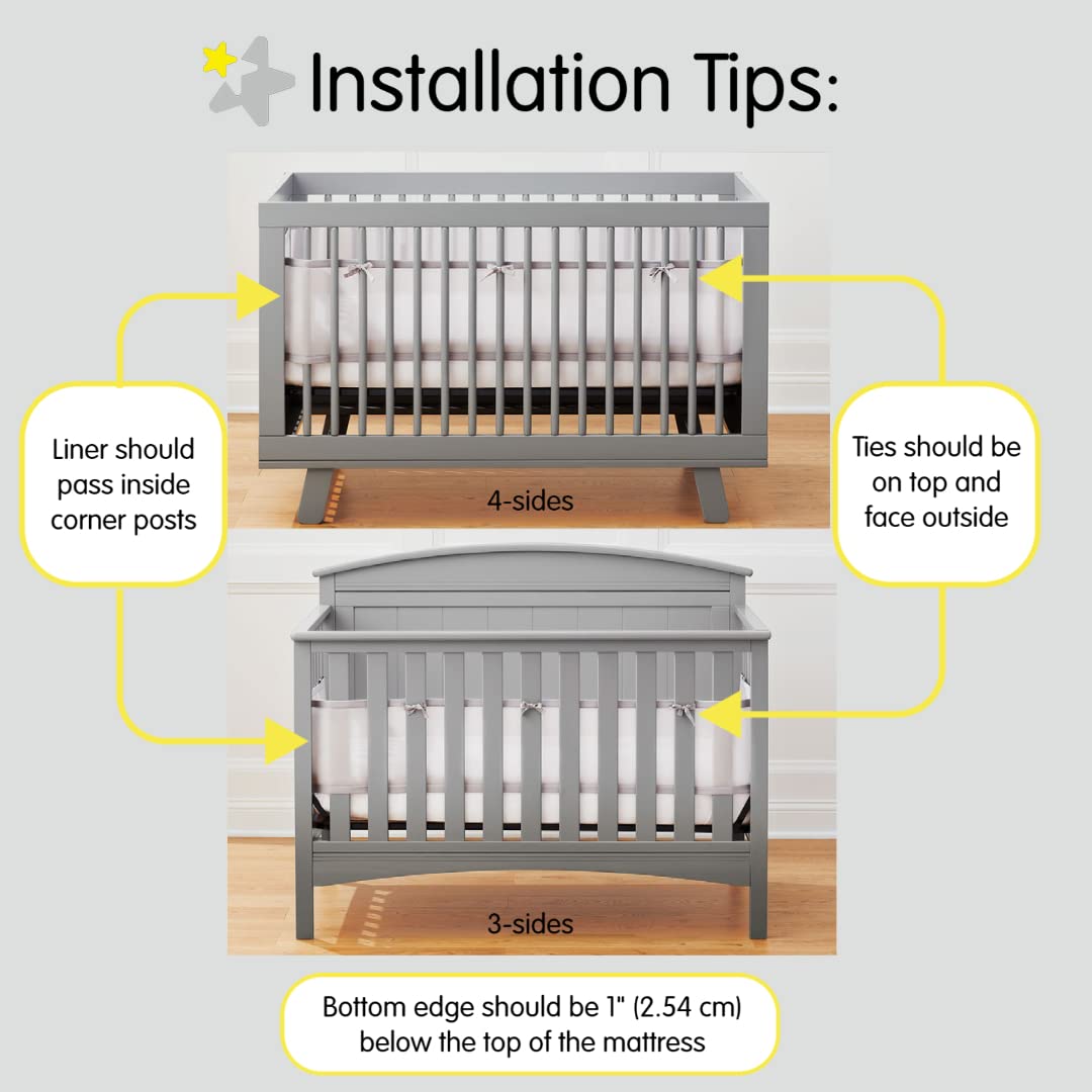 BreathableBaby Starlight liner machine washable for easy care