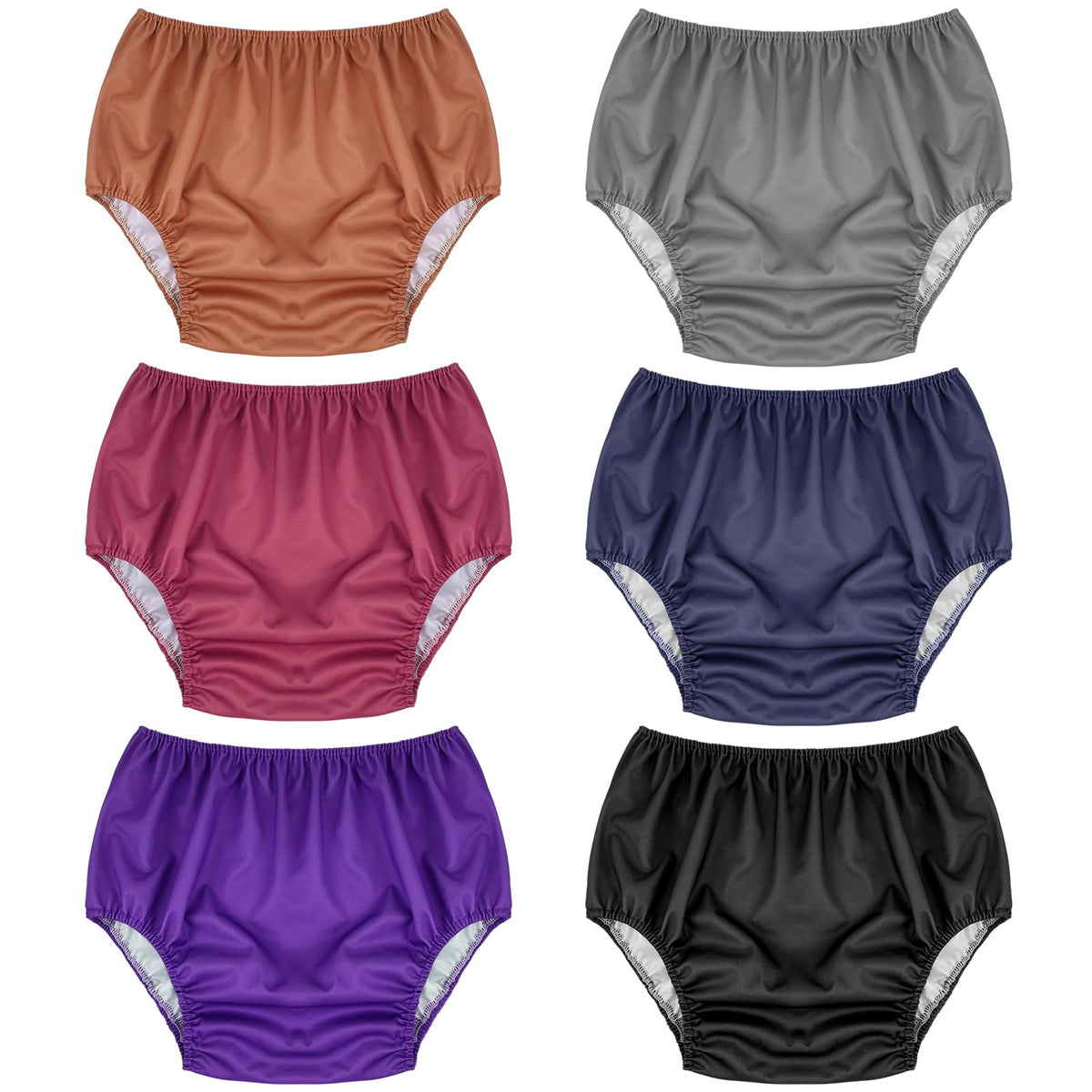 Breathffy leakproof underwear 6-colors pack for all-day confidence and coordinated outfits.