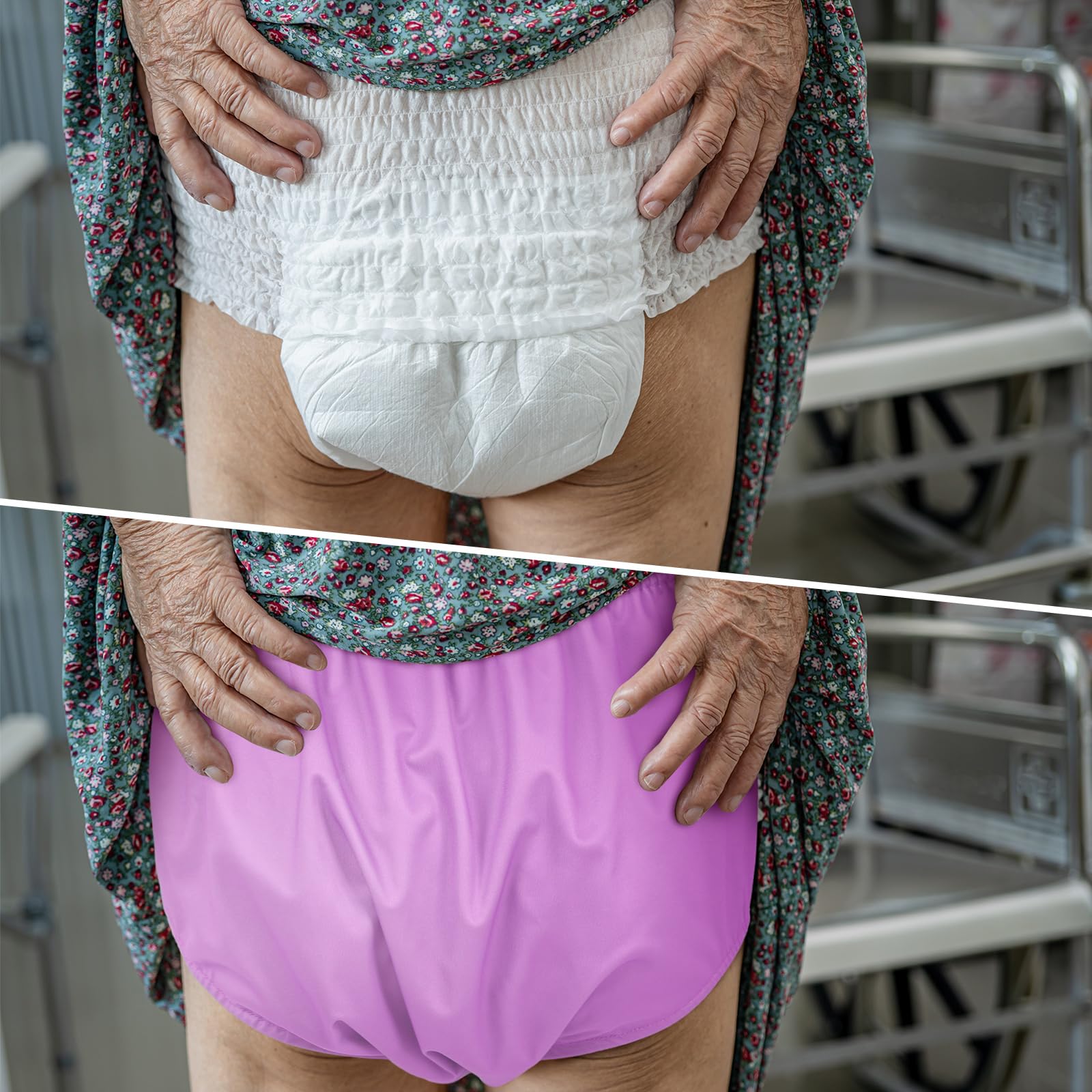Breathffy leakproof underwear color options help conceal leaks and dirt.