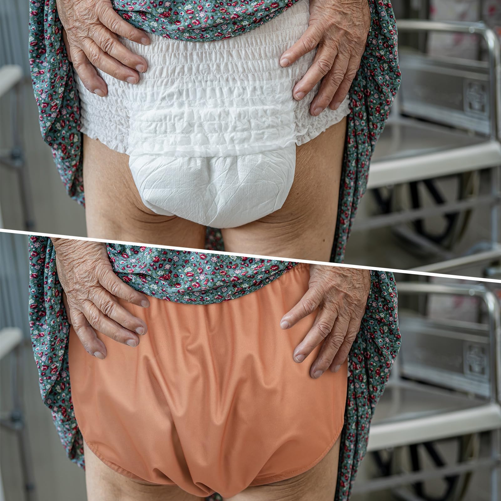 Breathffy leakproof underwear dark colors conceal leaks effectively.