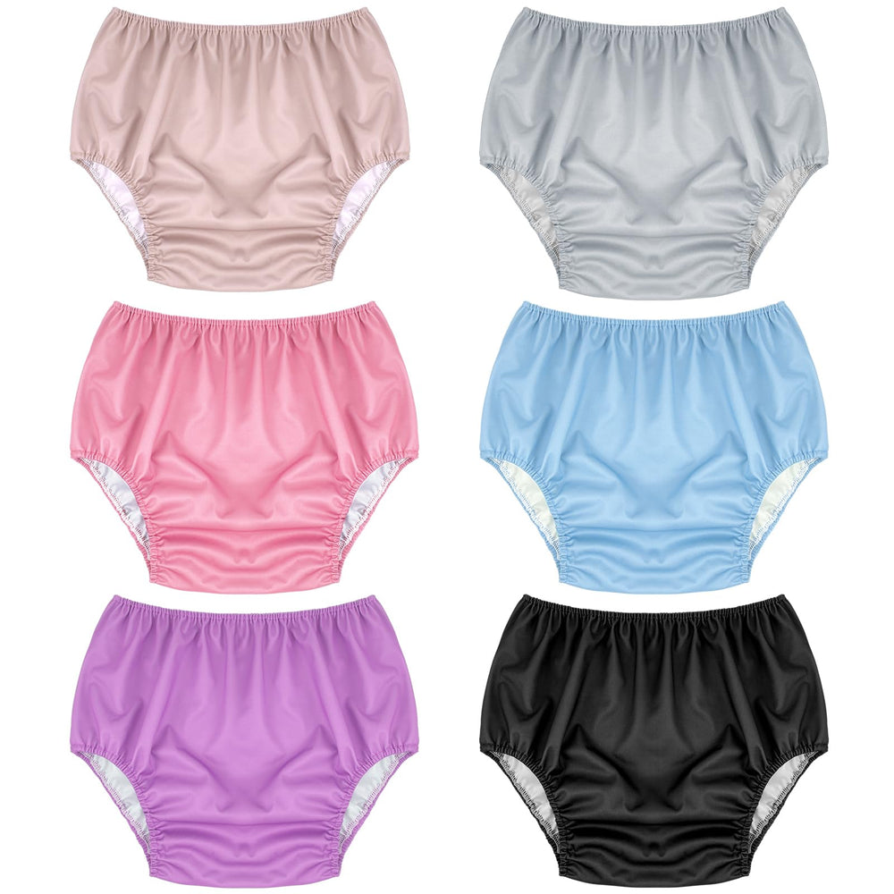 Breathffy leakproof underwear pack in six colors for versatile daily wear.