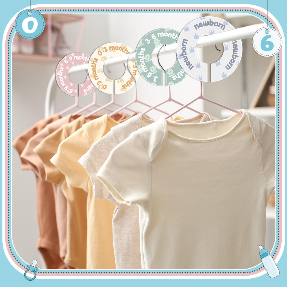 Double-sided BreezeHug divider provides clear size cues from either angle