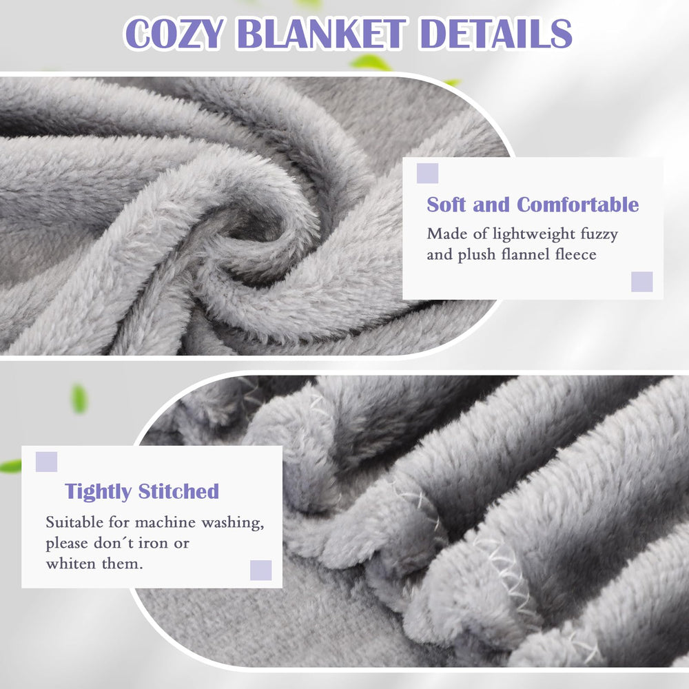 Breling 39x47 inch blanket laid flat shows generous coverage for toddlers.