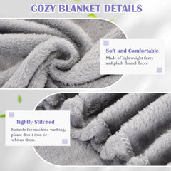 Breling 39x47 inch blanket laid flat shows generous coverage for toddlers.