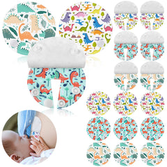 Breling 18-pack feeding pads feature dinosaur designs for comfortable tube feeding.