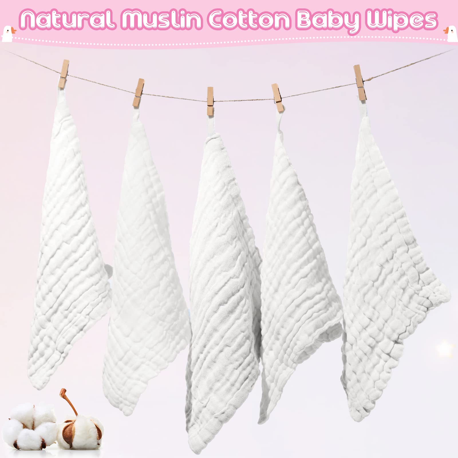 Breling baby washcloths in color variety perfect for coordinated bath time