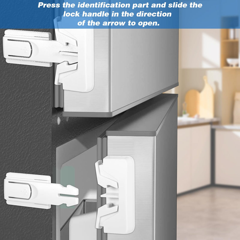 Bremorou lightweight ABS latch blends with kitchen decor.