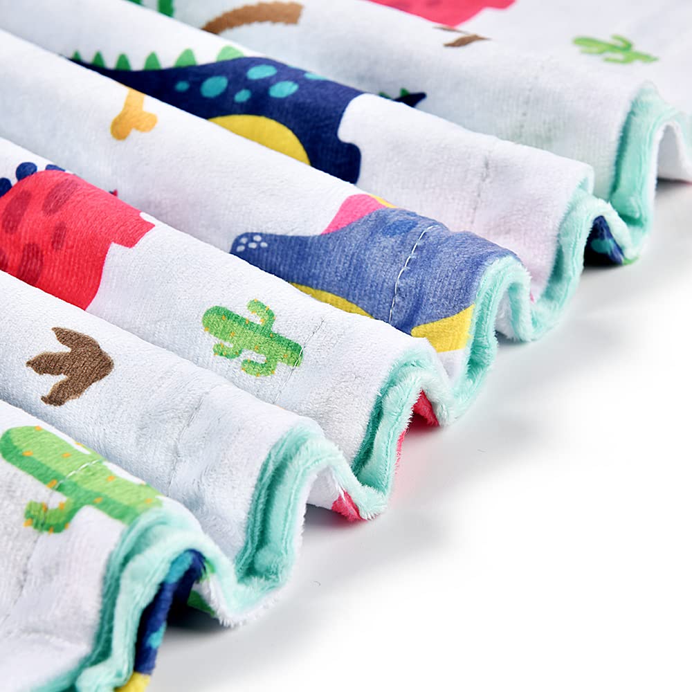 Brenaly dinosaur-pattern baby blanket adds cute charm while supporting gentle temperature control.