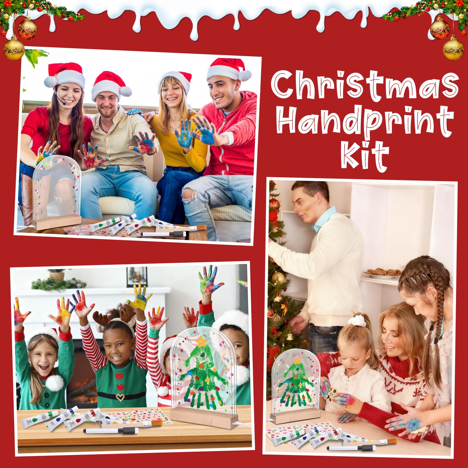 BrightRow star stickers add festive accents to finish the keepsake