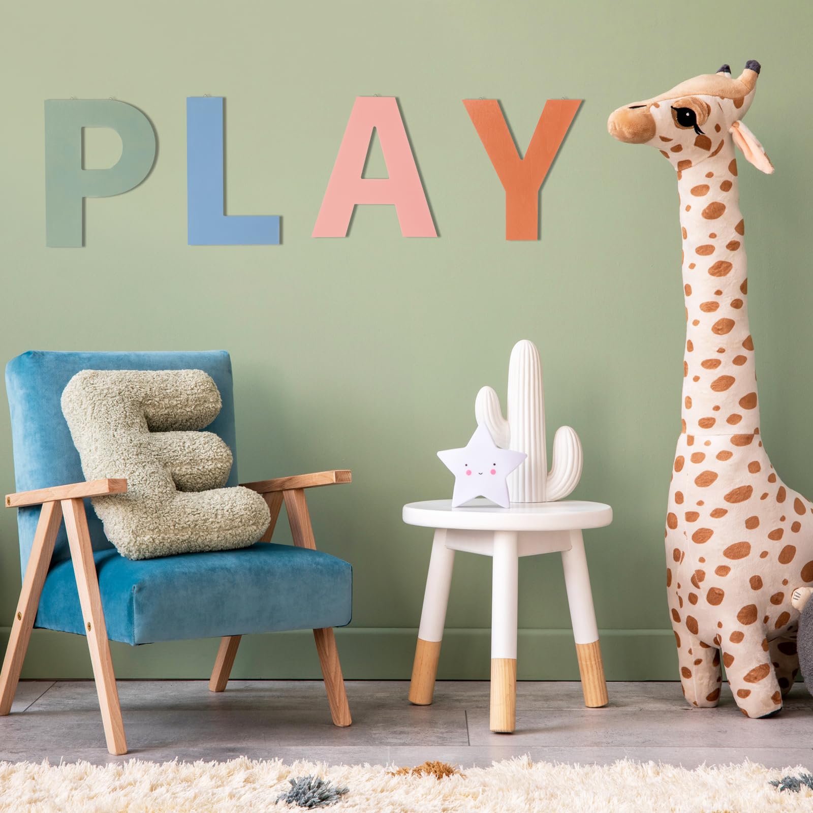 BrightRow warm boho tones sign enhancing play areas and classrooms