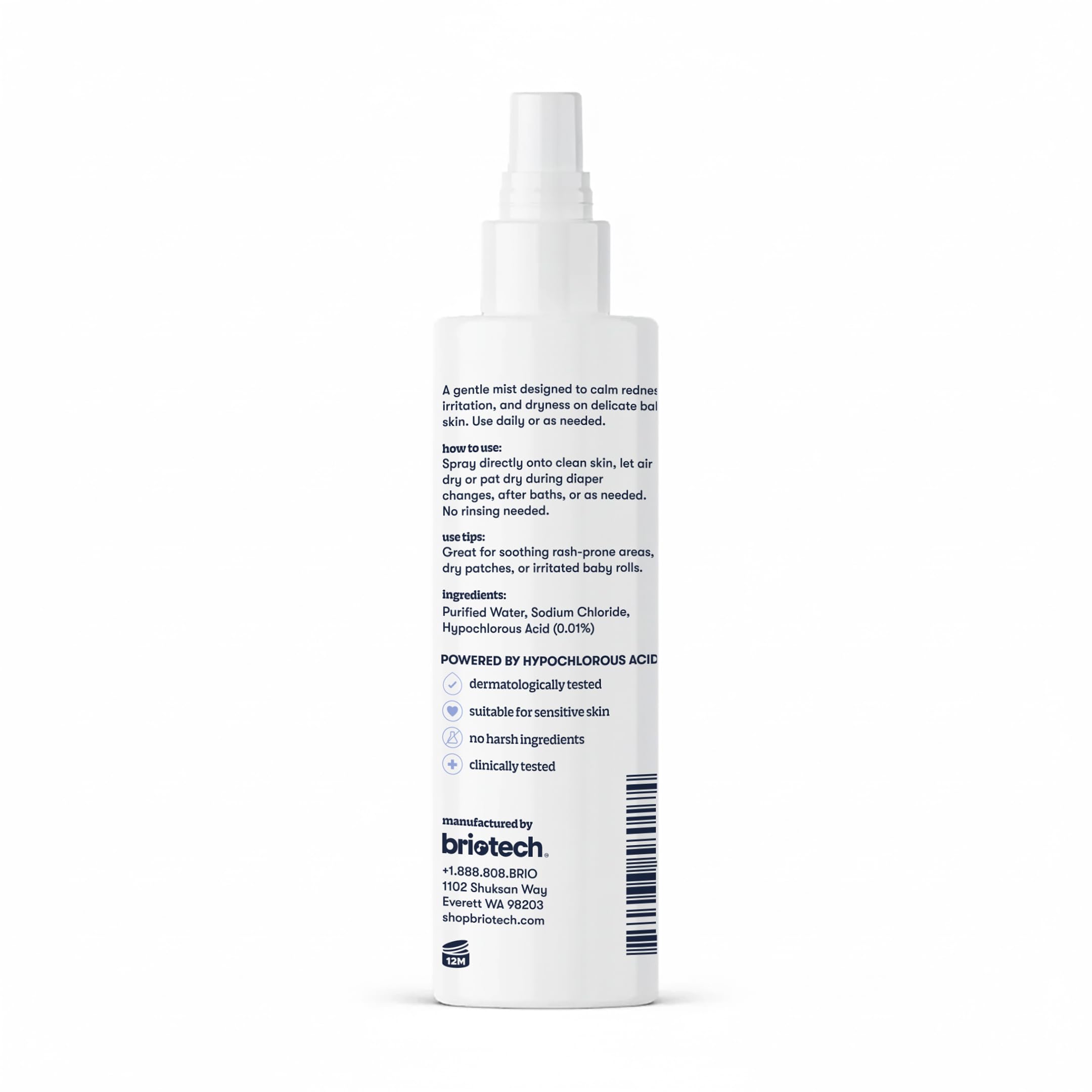 Briotech Baby Skin Love no rinse needed for quick use