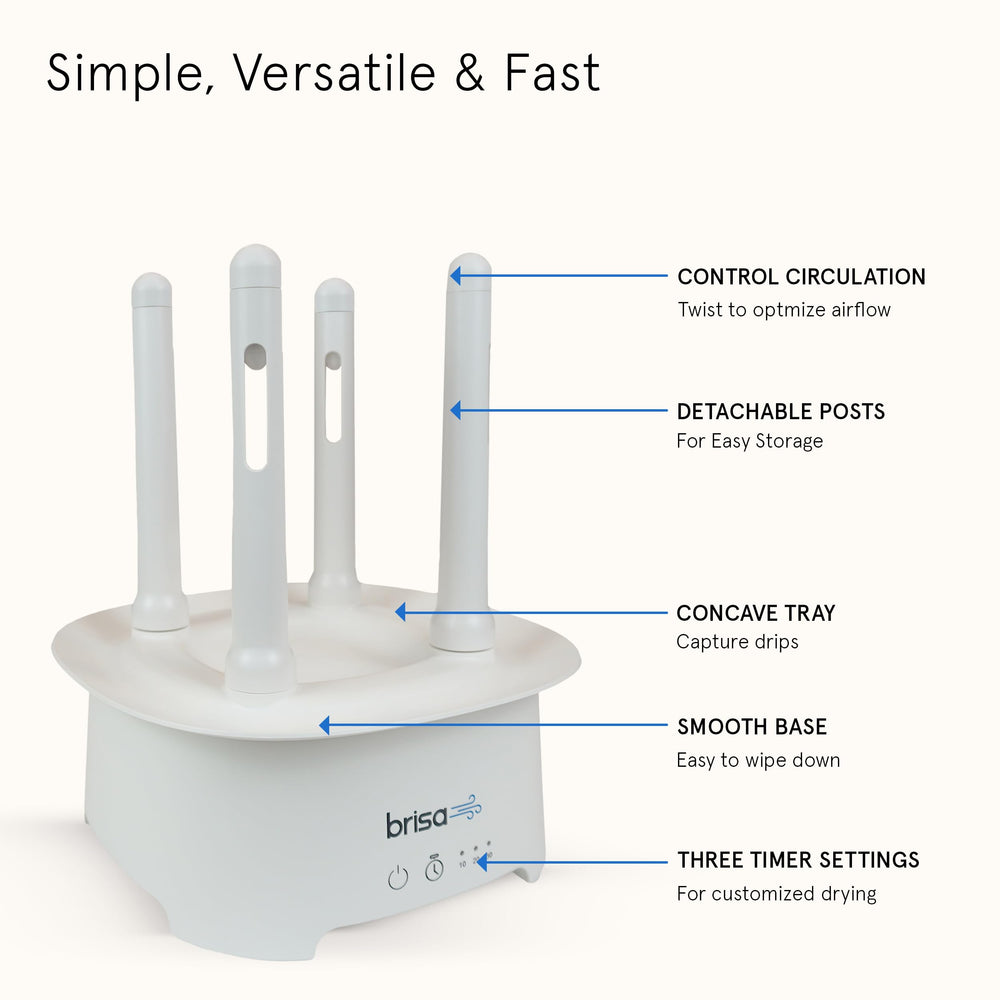 Brisa Rack easy disassembly enables compact kitchen storage