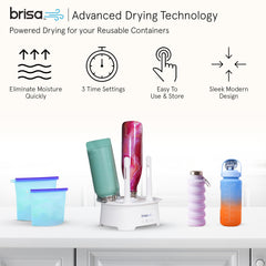 Brisa Rack integrated fan delivers gentle heat for efficient drying