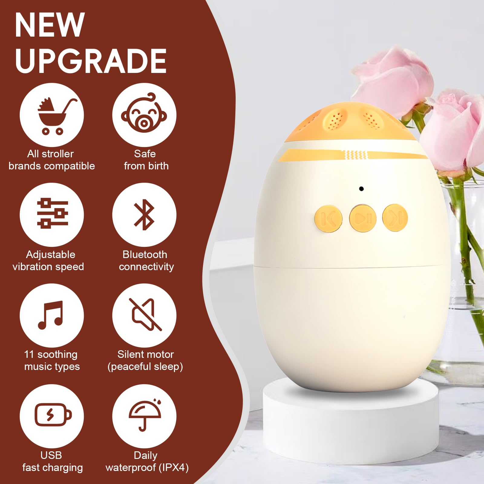 Brivouen Rocker Type-C charging enables quick top-ups anywhere.