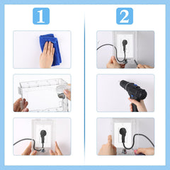 Briwooody installation options perforated or adhesive simplify setup