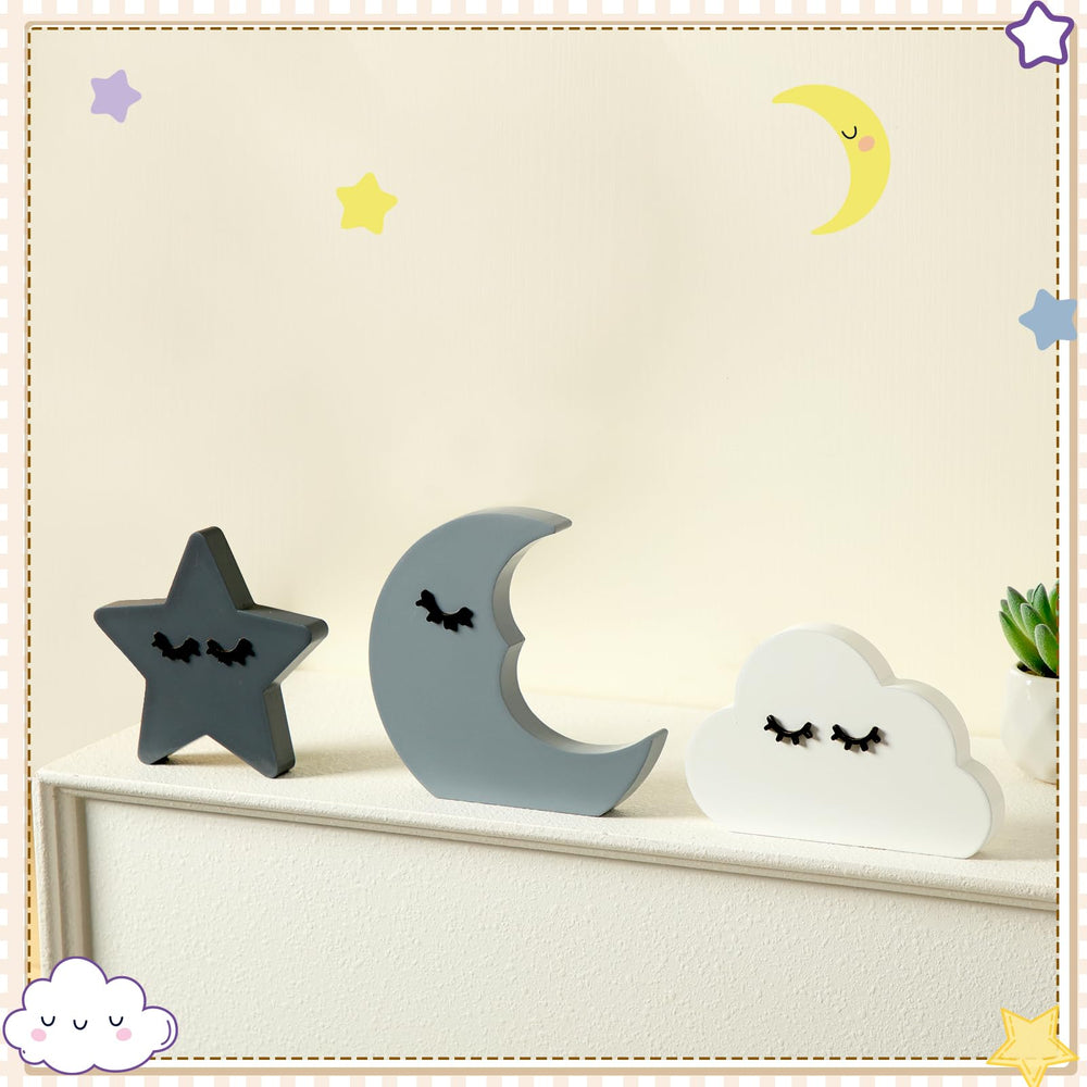 Briwooody wooden nursery decor pieces fit small walls without crowding space.