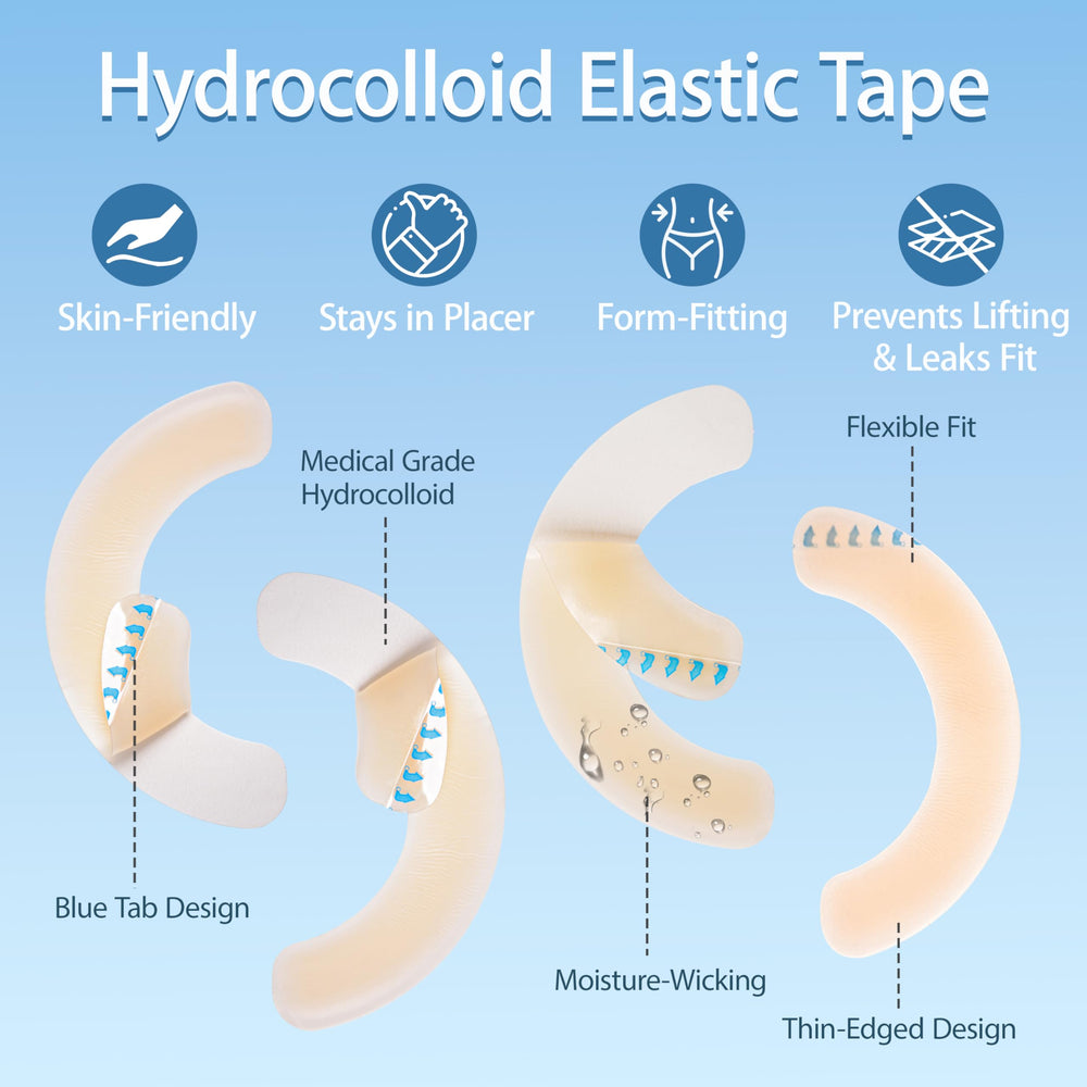 Brkiyom barrier strips adhesive detail showing strong gentle grip.