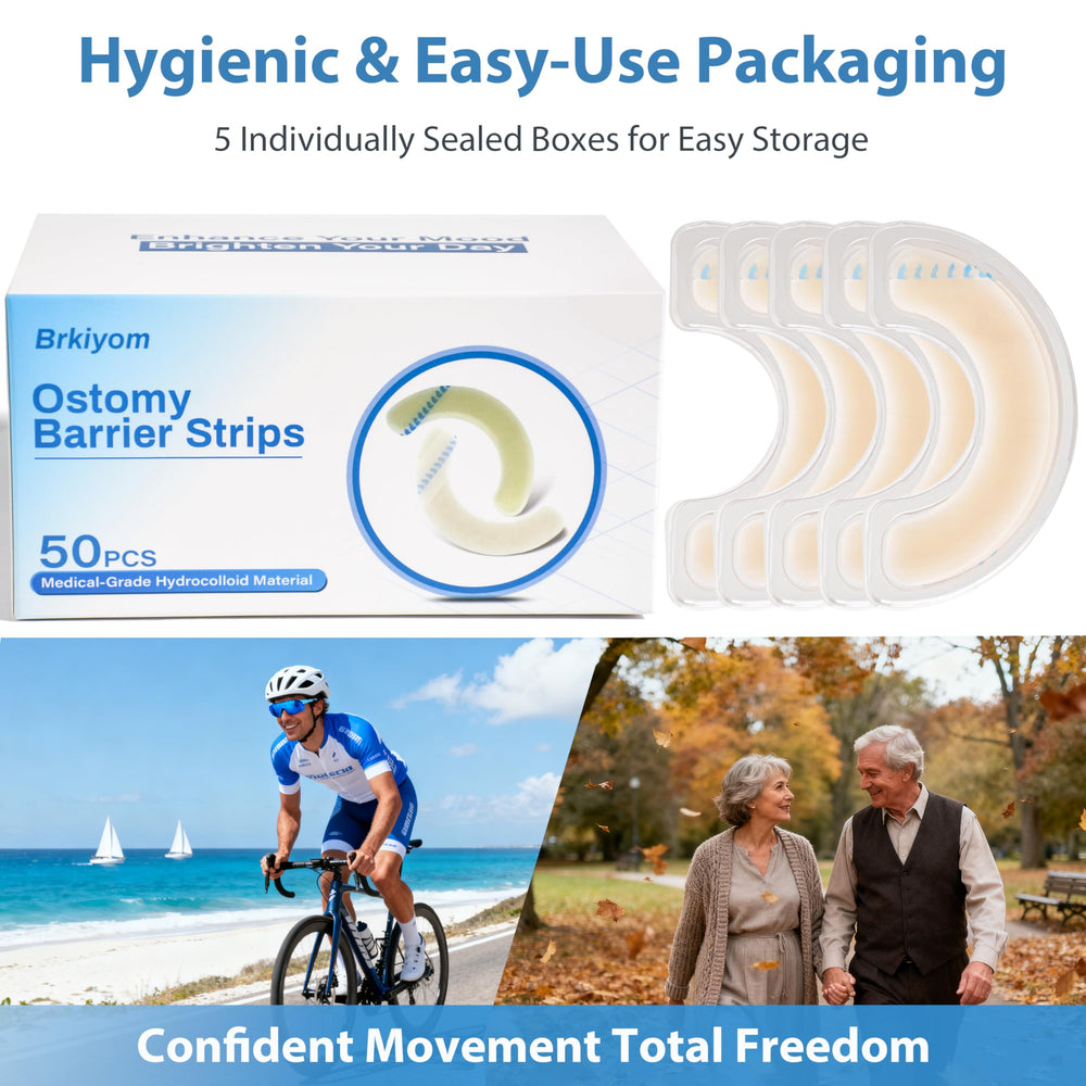 Brkiyom hydrocolloid material supports skin comfort and moisture management.
