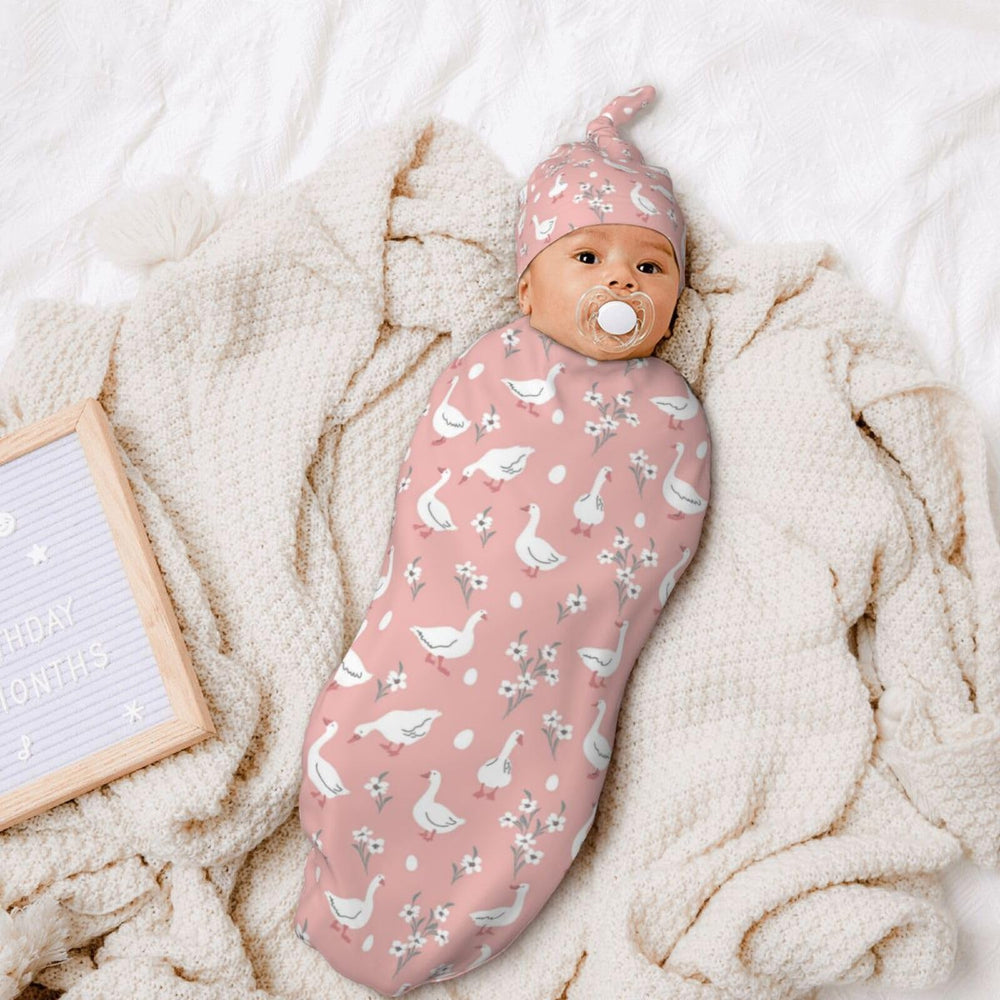 Adjustable knot beanie hat ensures a secure, comfy fit for newborns.