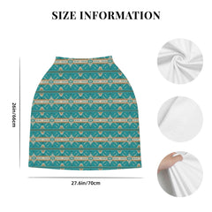 Broiteid nursing cover in Aztec Navajo style provides discreet feeding space