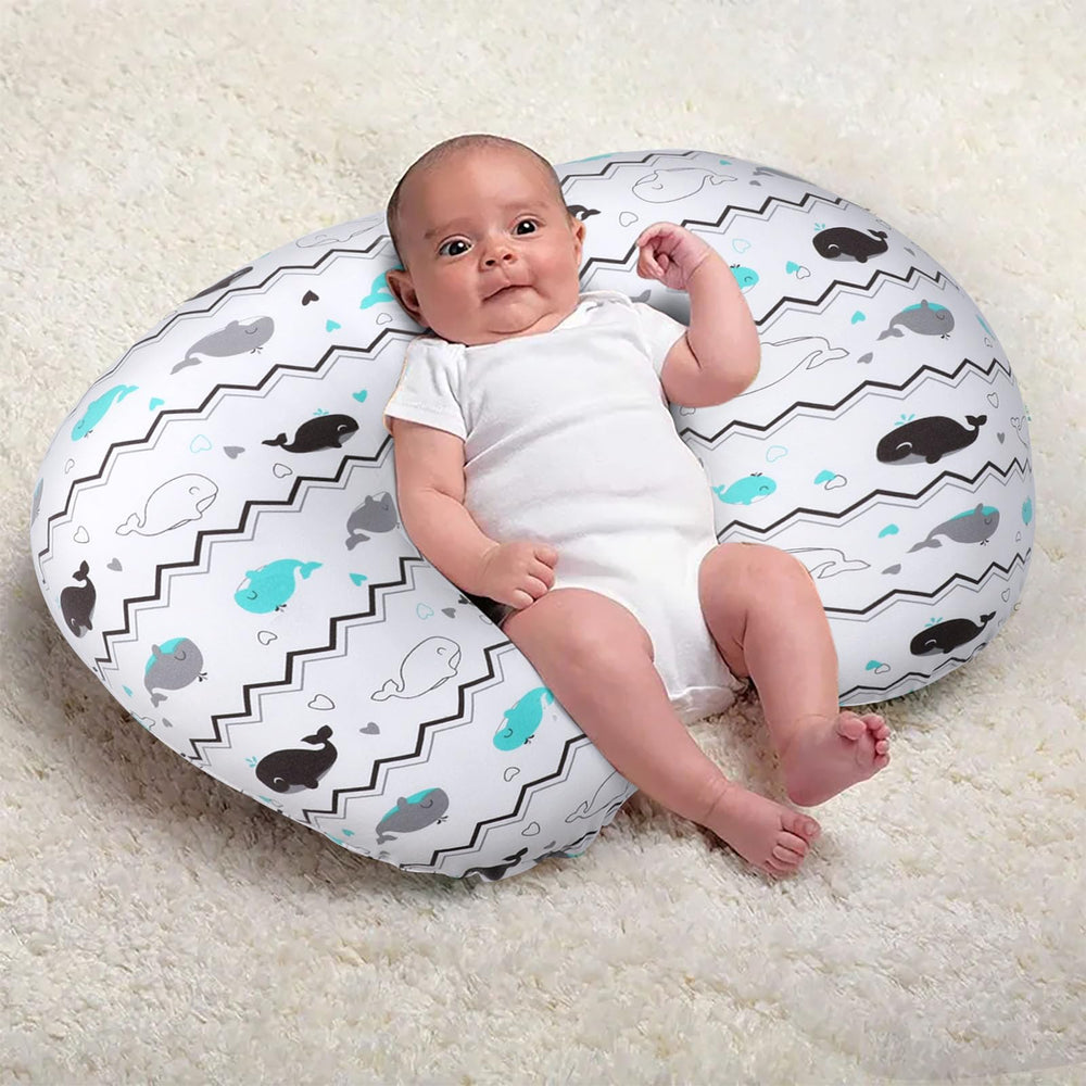 Brolex 2-pack nursing pillow covers, snug fit, easy care.