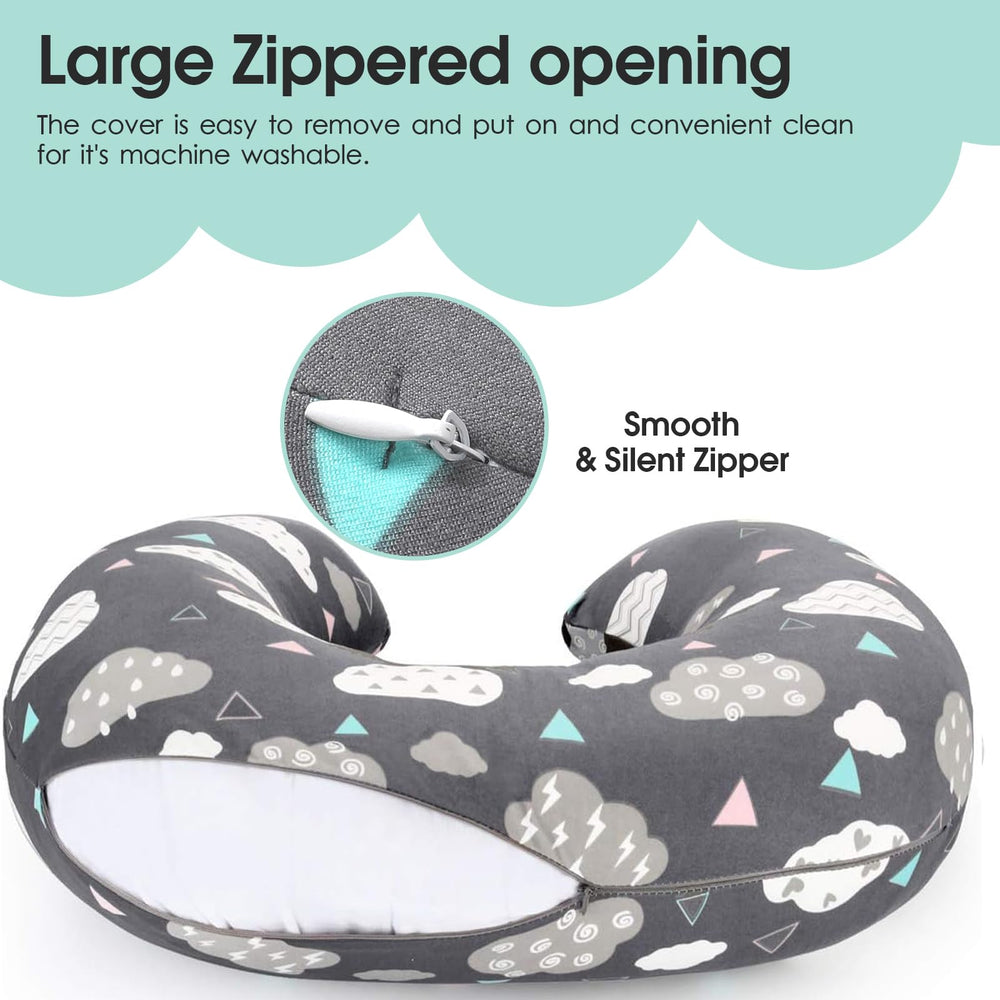 BROLEX Baby Nursing Pillow Cover Whale Cloud fits original Boppy pillows.