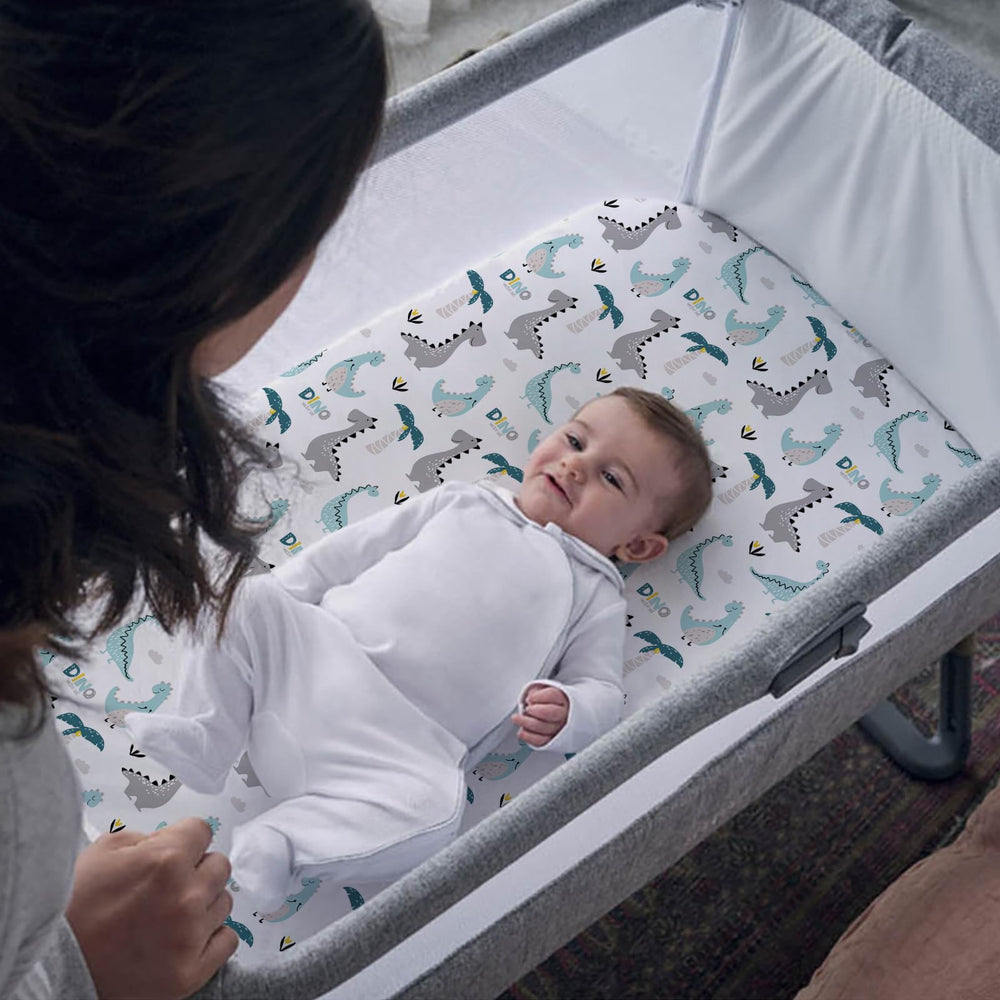 Breathable bassinet sheet helps regulate baby temperature