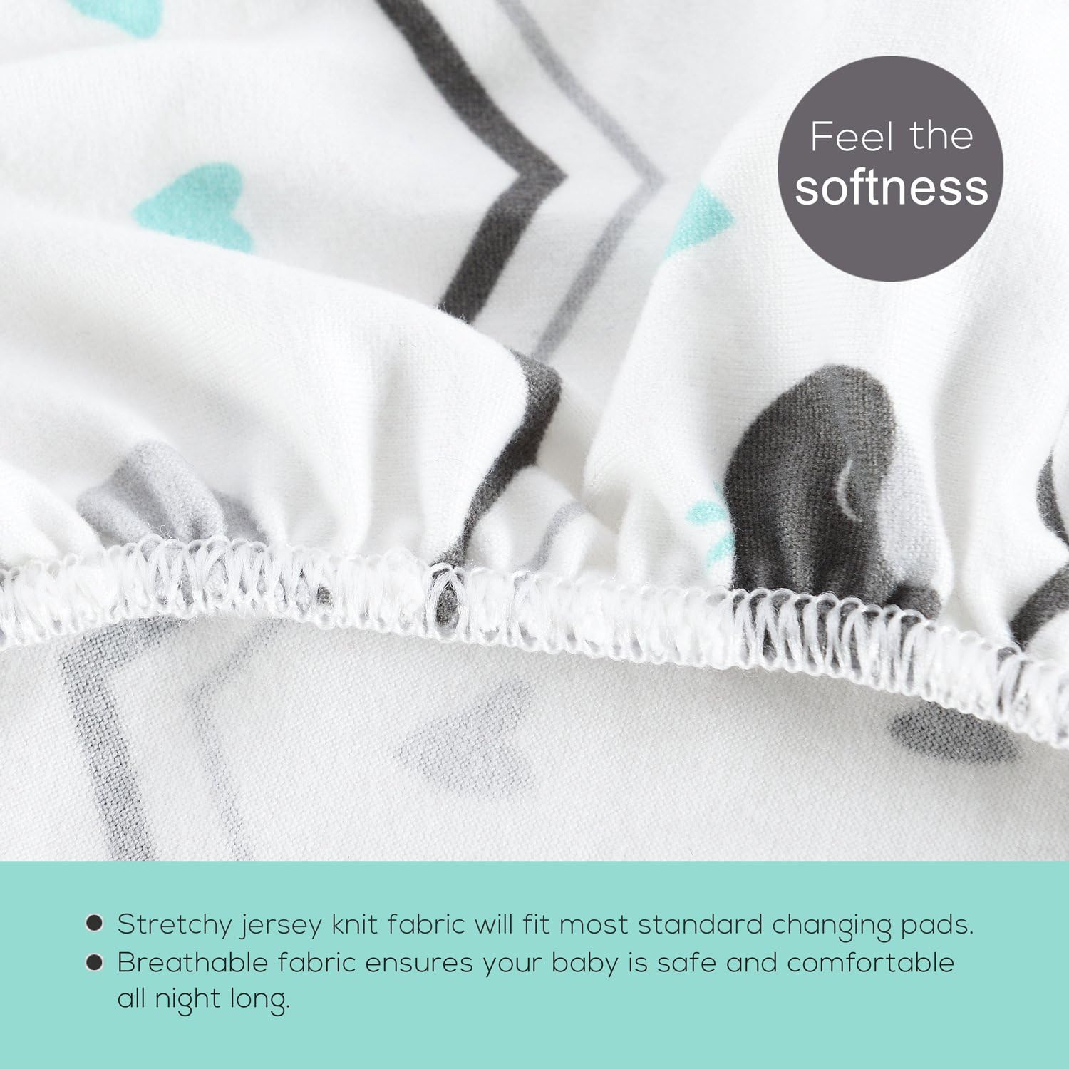 BROLEX breathable fabric keeps babies comfortable during diaper changes