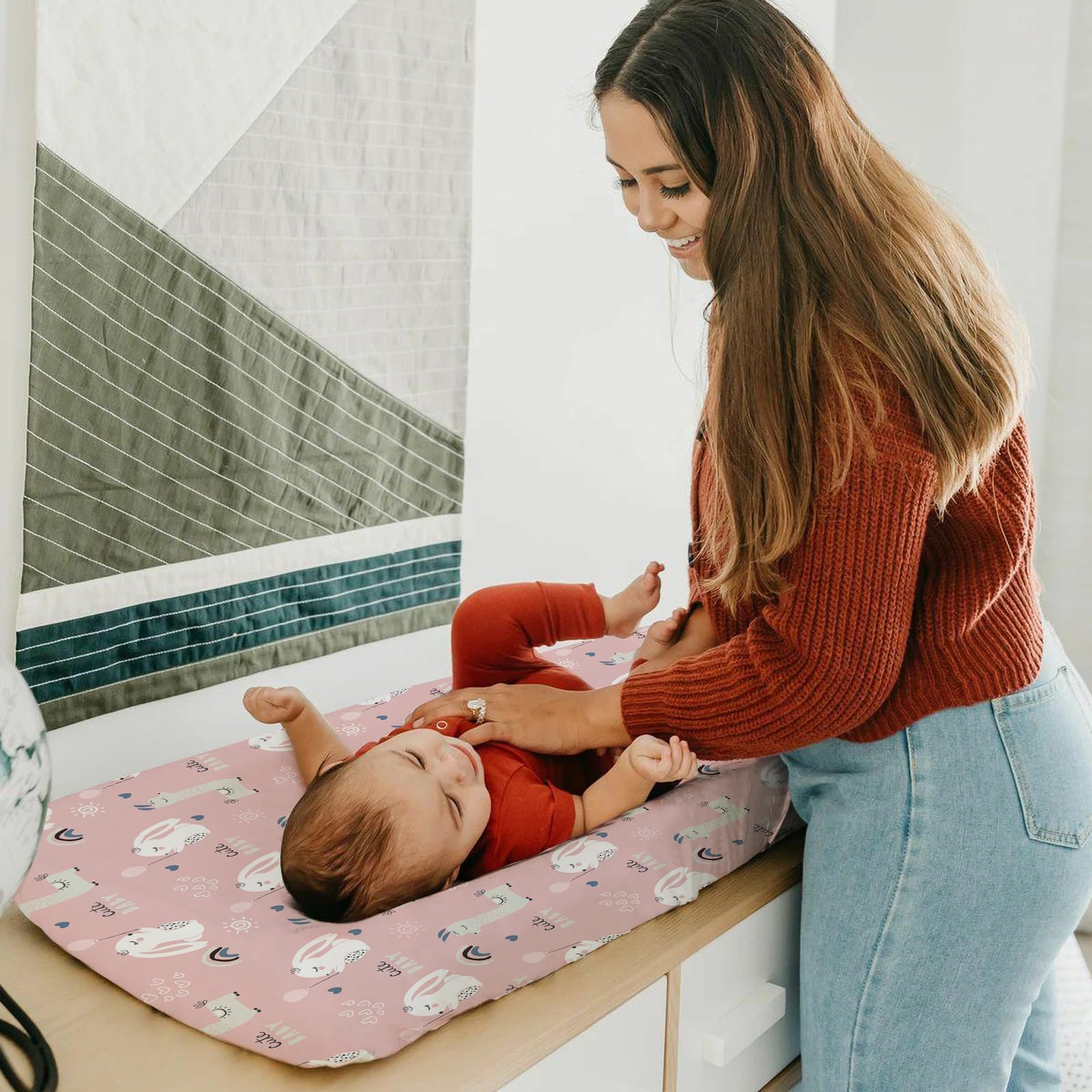 BROLEX breathable fabric keeps little ones comfortable during diaper changes