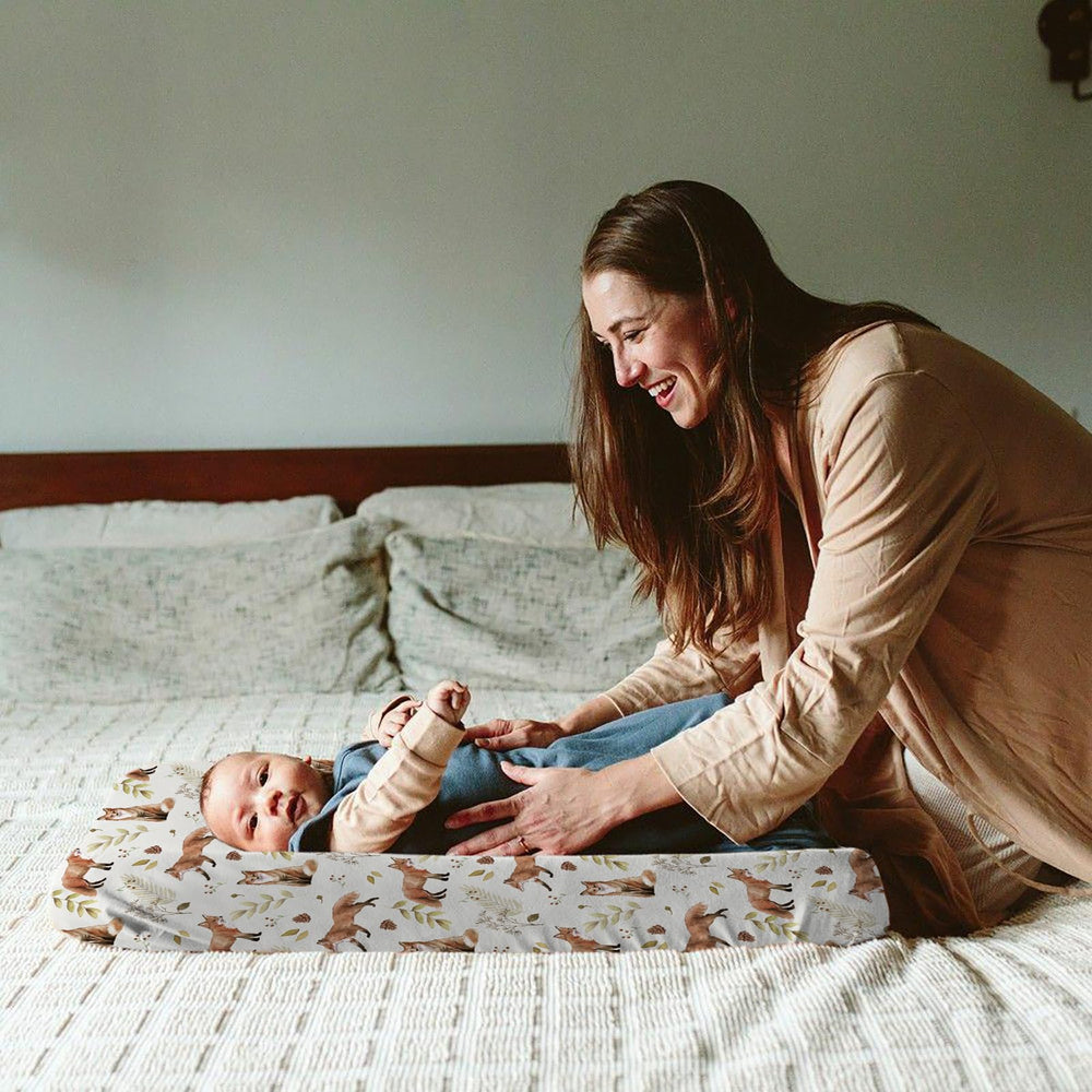 BROLEX portable changing pad cover ready for crib or dresser changes