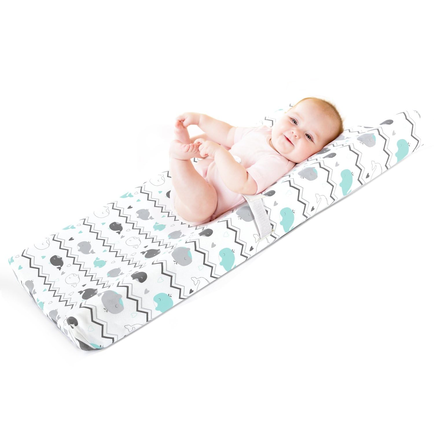 BROLEX changing pad cover with secure elastic edges for a stable change