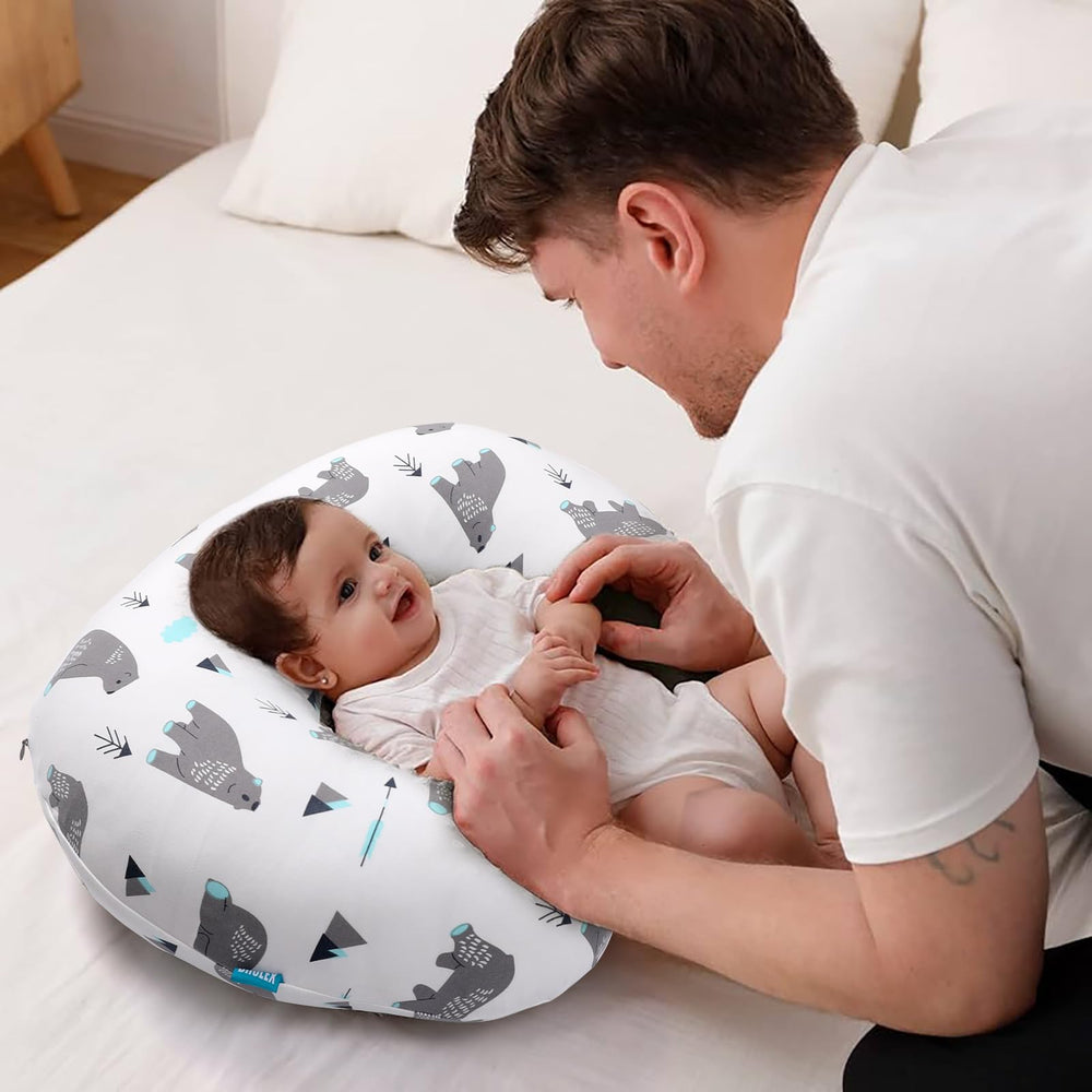 BROLEX pillow cover comes in multiple colors and patterns to match any nursery.