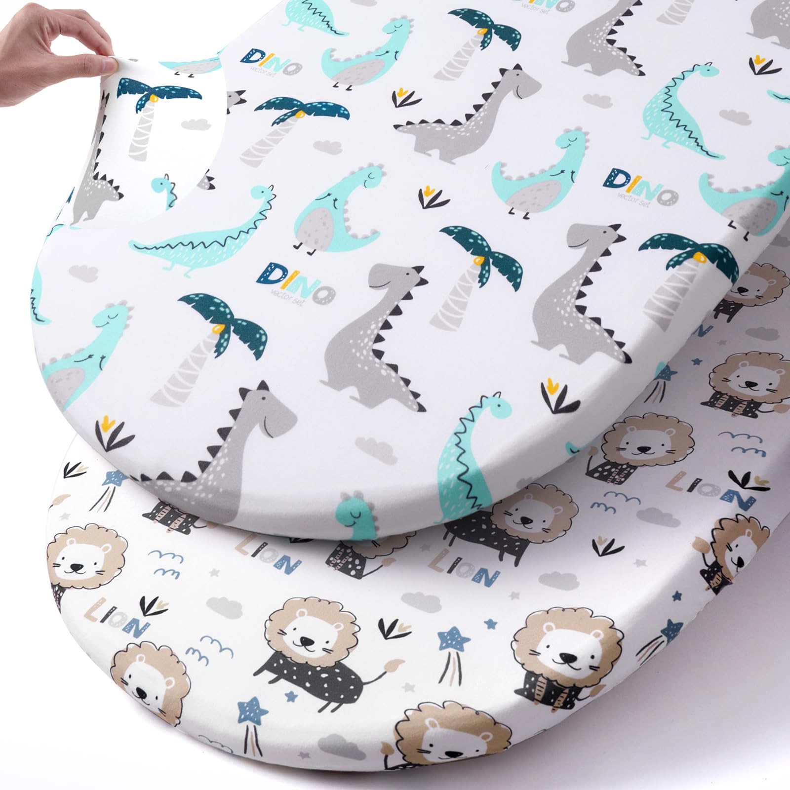BROLEX stretch fitted bassinet sheet ultra-soft for tender newborn skin