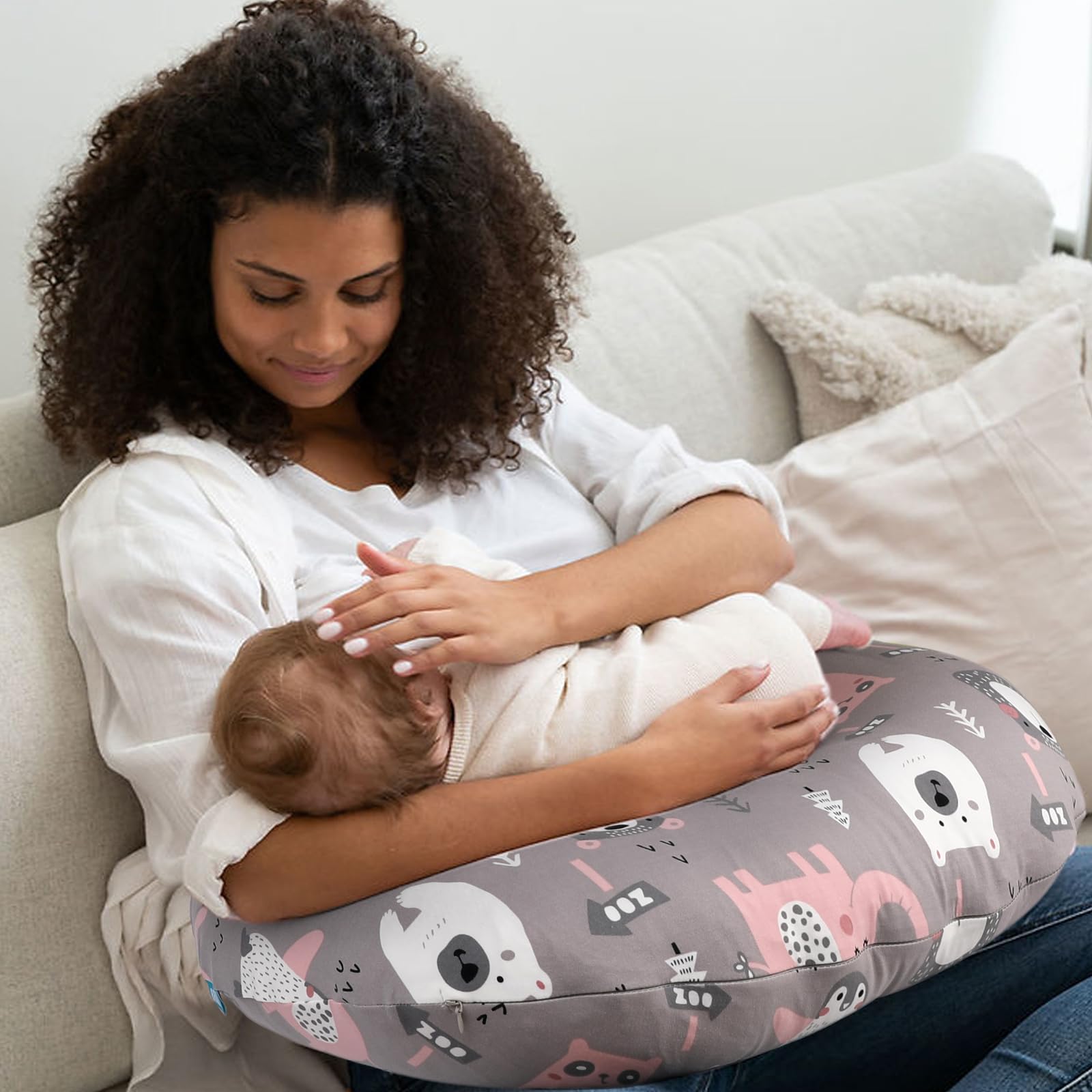 BROLEX two-pack delivers value with consistent, stylish nursing pillow covers.