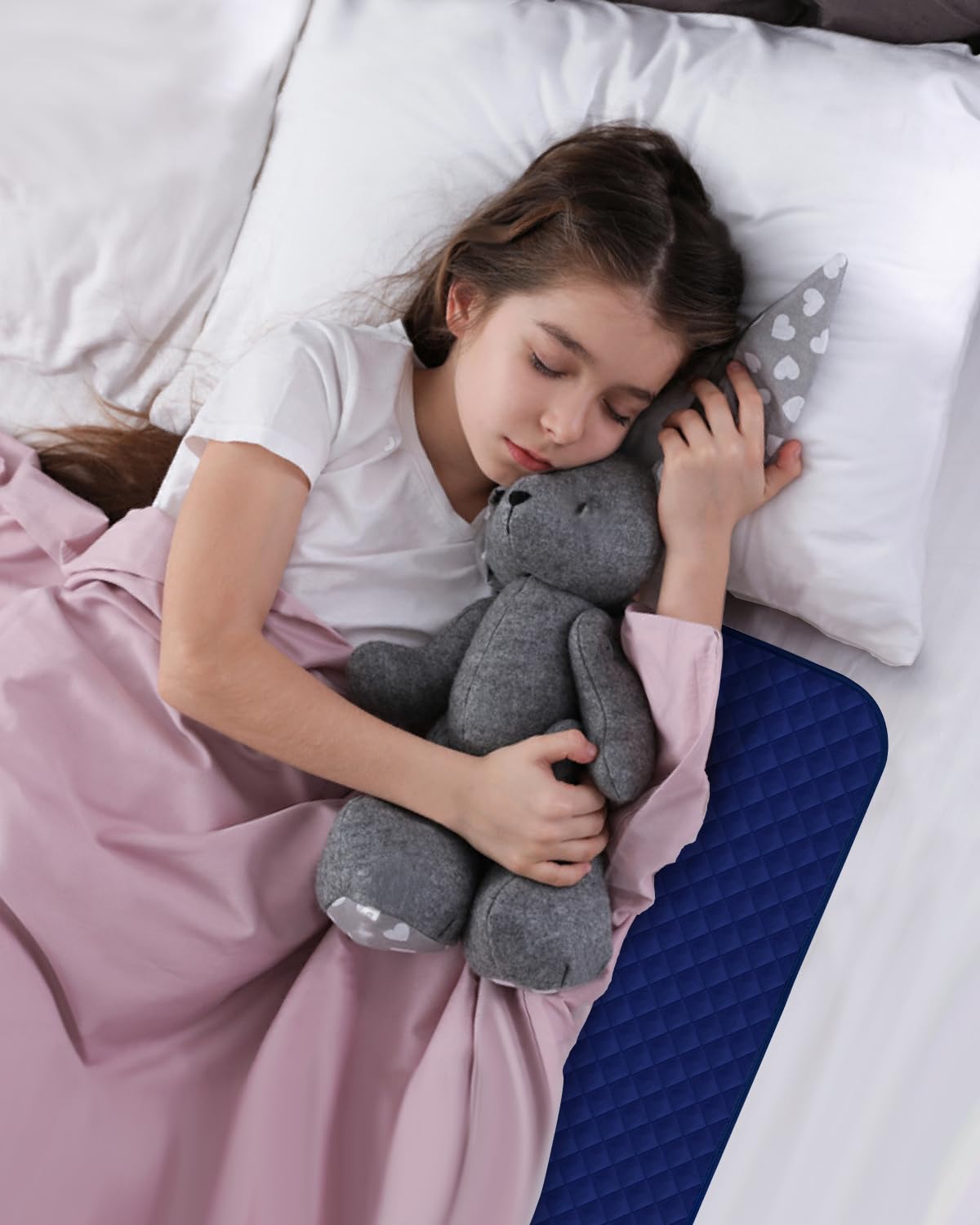 Brosive bed pad suitable for adults, kids, elderly, and pets in daily care.