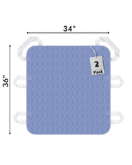 Brosive bed pad four-layer design close-up with absorbent liner.