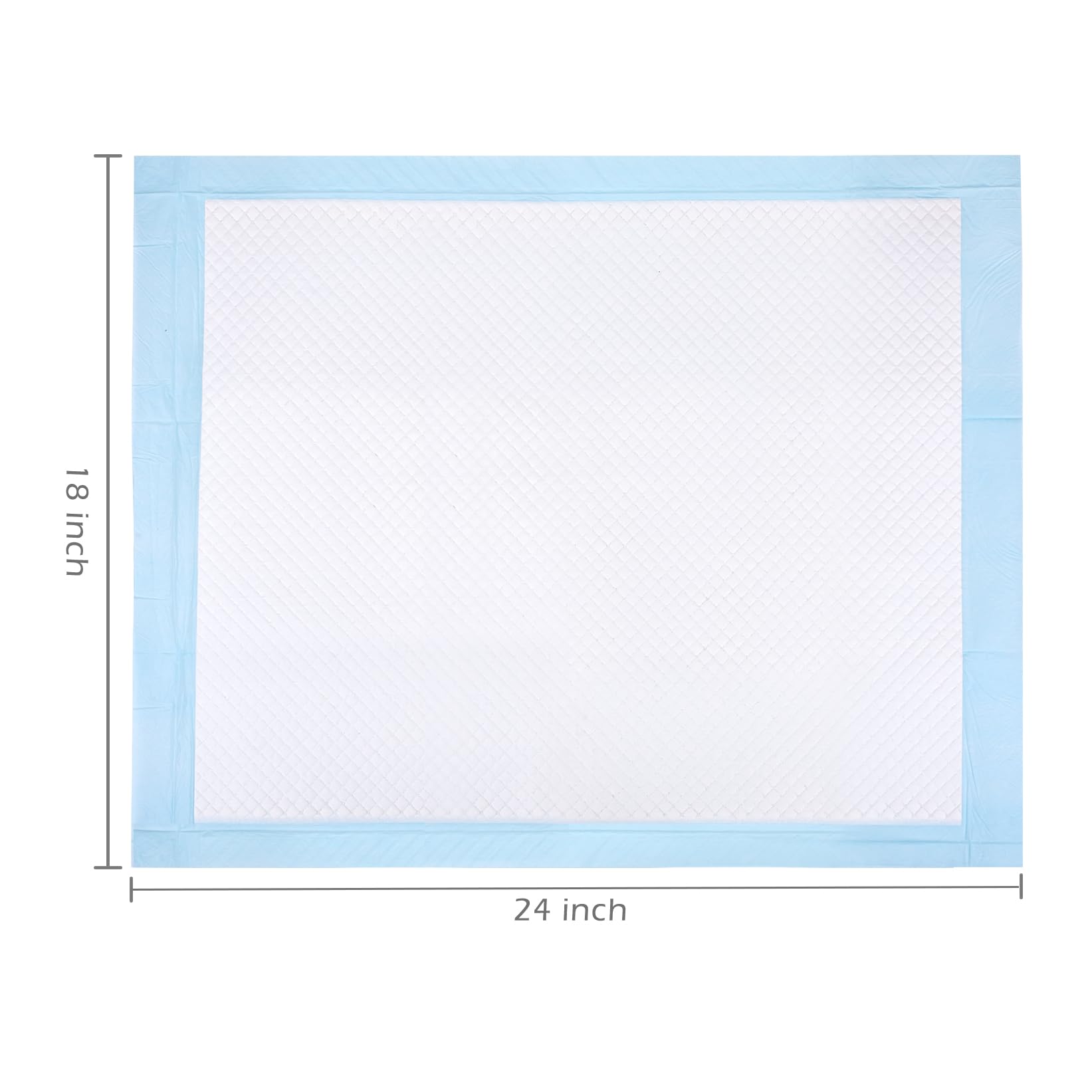 Brosive bed pad aiding pet training with a clean surface use