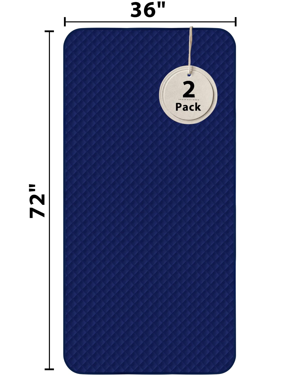 Brosive bed pads long-life design closeup highlights durable, washable construction