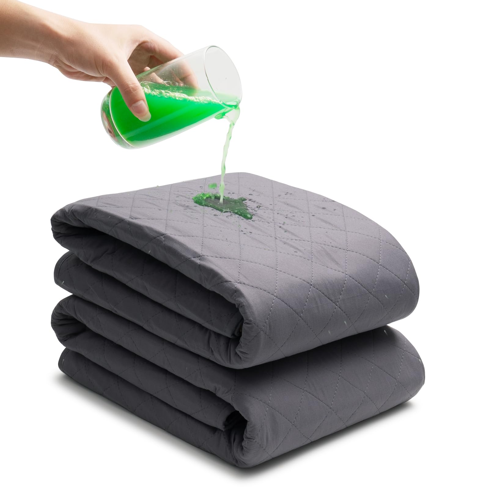 Brosive Hide Stains bed pads pack cover showing discreet design and convenience.