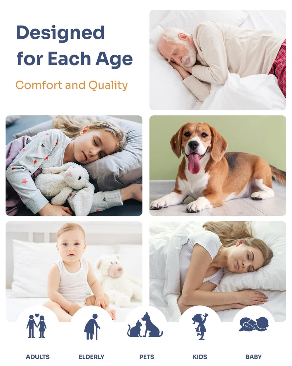 Brosive underpads used on bed, sofa, and floor for versatile coverage.