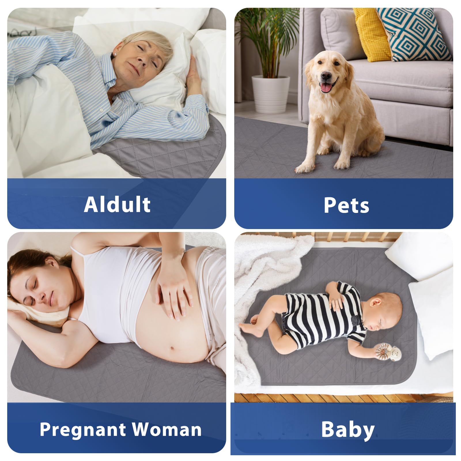 Brosive pet bed protector in use illustrates versatile home protection.