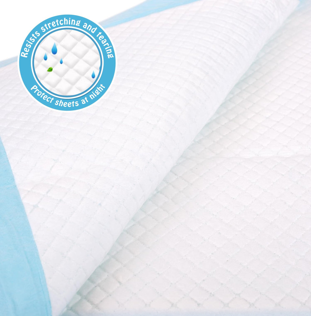 Brosive 18x24 bed pad with absorbent core for quick spills
