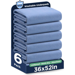 Brosive bed pad with high absorption for quick moisture capture.