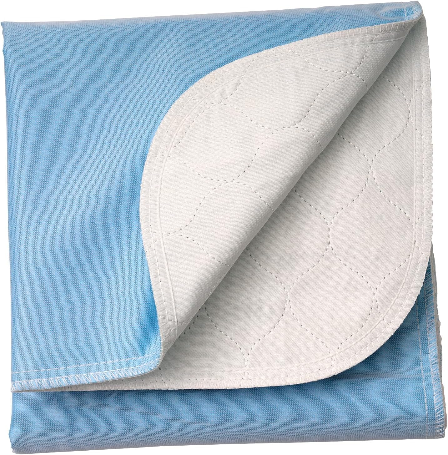 Brosive bed pad cover protects beds and furniture from accidents.